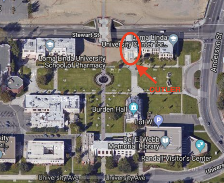 Loma Linda University Campus Map Cutler Hall Amphitheater – Advent Hope